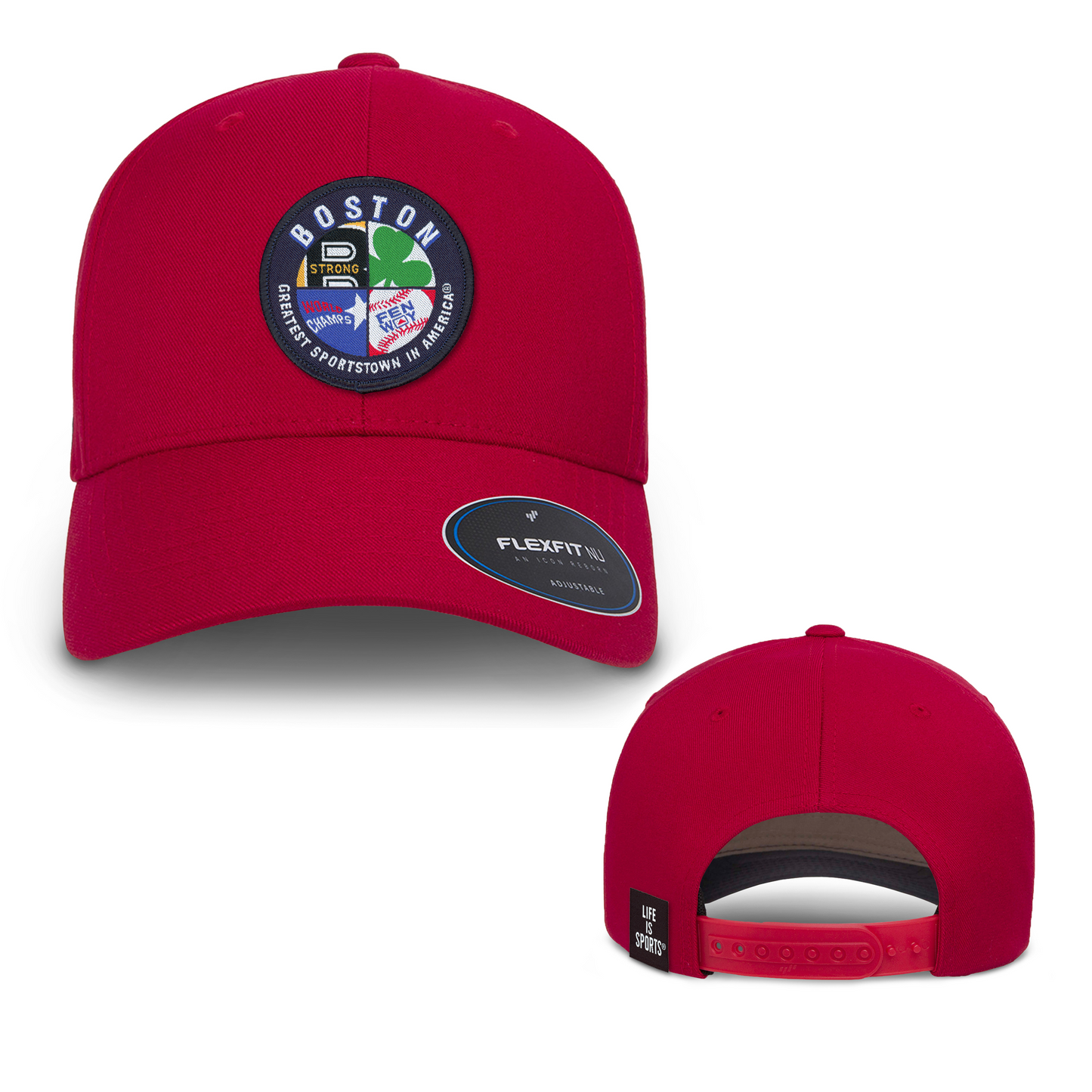 BOSTON 4 Symbols Hat for the ALL IN Boston Sports Fan