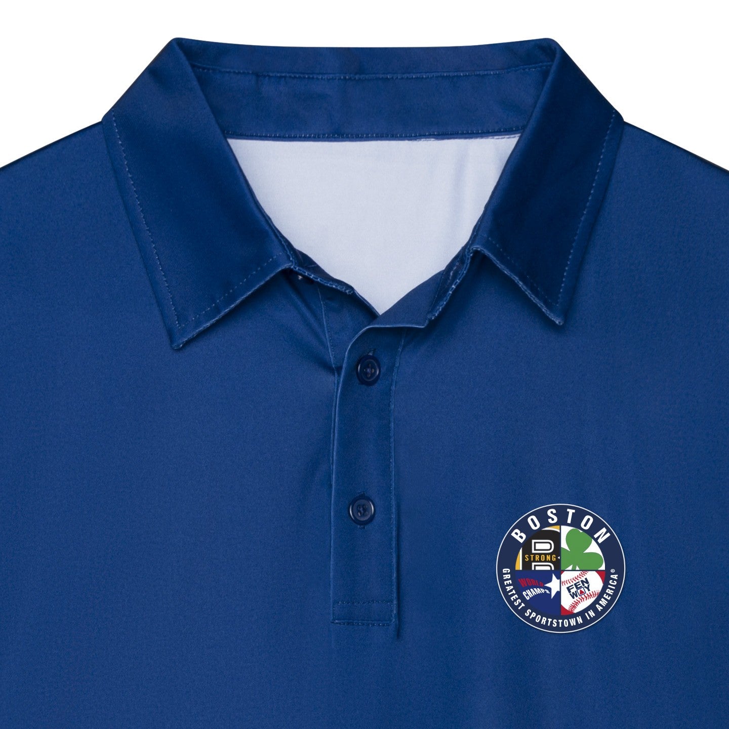 BOSTON 4 TEAMS Polo for the ALL IN Boston Fan.