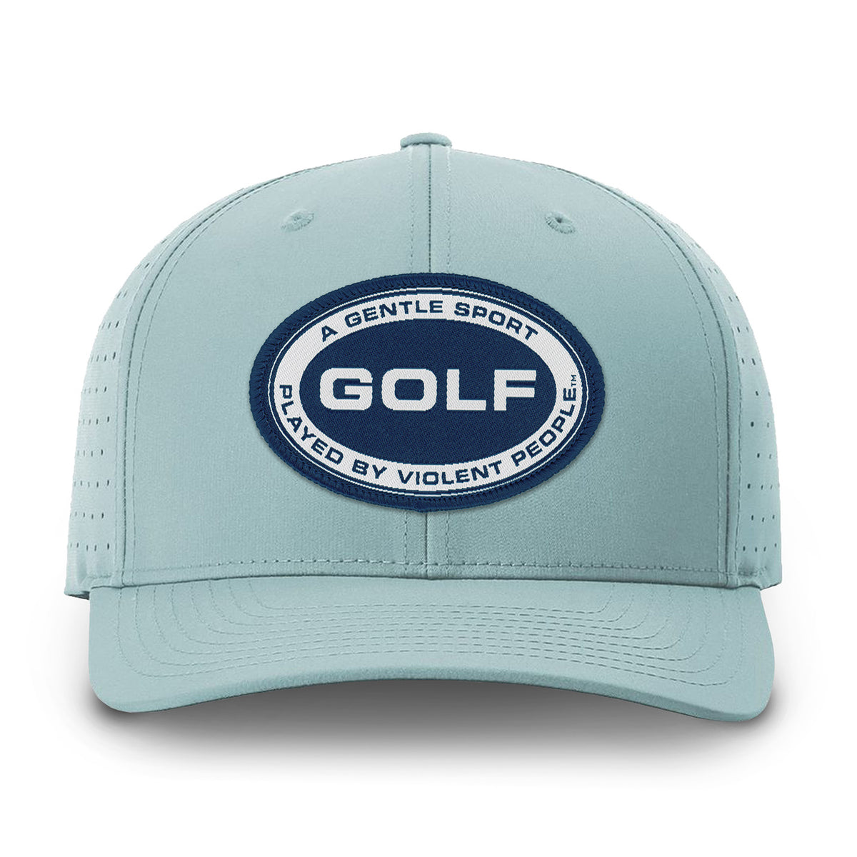 Gentle Sport Played By Violent People Golf Hat