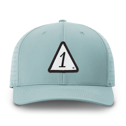 H.I.O.  HOLE IN 1 Triangle  Score Card Symbol Hat
